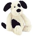 Jellycat Bamse - Small - 18x9 cm - Bashful Black & Cream Puppy