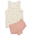 Minymo Undertøj - Bambus - Veiled Flower Rose/Misty Rose