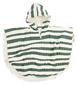 Done By Deer Badeponcho - Stripes Green