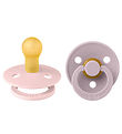 BIBS Colour Sutter - 2-pak - Str. 1 - Rund - Blossom/Dusky Lilac