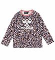 Hummel Bluse - hmlMarie - Pale Mauve m. Leopardprint/Logo