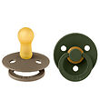 Bibs Colour Sutter - 2-pak - Str. 2 - Rund - Hunter Green/Dark O