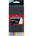 Faber-Castell Farveblyanter - Trekantet - 12 stk - Neon/Pastel