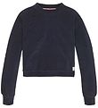 Tommy Hilfiger Velourbluse - Rib - Desert Sky