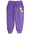 Mini Rodini Sweatpants - Horses - Purple