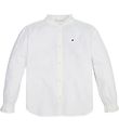 Tommy Hilfiger Skjorte - Grid Dobby - Ancient White