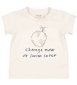 MarMar T-shirt - Charity - Off White m. Print