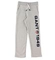 GANT Sweatpants - Retro Shield - Grey Melange