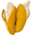 Papoose Legemad - 2 Stk - Filt - Banan