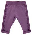 Minymo Sweatpants - Grape Jam m. Flser