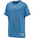 Hummel T-shirt - hmlMISTRAL - Vallarta Blue