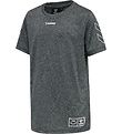 Hummel T-shirt - hmlMISTRAL - Gråmeleret