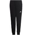 adidas Performance Sweatpants - 3-Stripes - Sort/Hvid