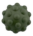 Tiny Tot Bold - Sensory Silicone Fidget Ball - 10 cm - Armygrøn