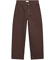 Grunt Jeans - Wide Leg Choco - Brun