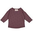 MarMar Bluse - Tajco - Modal - Mahogany Dot