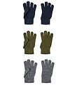 Name It Handsker - Noos - Strik - NknMagic - 3-pak - Olive Night
