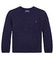 Polo Ralph Lauren Bluse - Uld - Classics ll - Navy