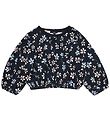 Marni Bluse - Navy m. Blomster