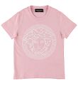 Versace T-shirt - English Rose/Hvid m. Logo