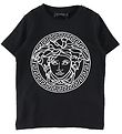 Versace T-shirt - Sort/Hvid m. Logo