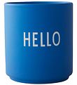 Design Letters Kop - Favorite Cup - Hello - Cobalt Blue