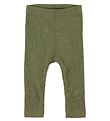 Hust and Claire Leggings - Lee - Rib - Uld - Dusty Green