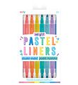 Ooly Dobbeltsidet Tuscher - 8 Stk - Pastel Liners Dual Tip Marke