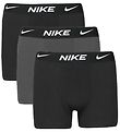 Nike Boxershorts - Dri-Fit Essential - 3-Pak - Black/Dark Grey