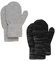 CeLaVi Luffer - Uld/Polyester - 2-pak - Grå/Sort m. Refleks
