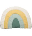 Sebra Strikket Legemadras - Regnbue - 130x85 - Dusty Green
