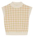 Monsieur Mini Vest - Strik - Gingham - Moss/Offwhite