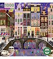 Eeboo Puslespil - 1000 Brikker - 58,4x58,4 cm - Magical Amsterda