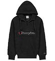 Champion Fashion Hættetrøje - Plys - Sort