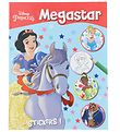 Megastar Malebog m. Klistermærker - 208 Sider - Disney Prinsesse