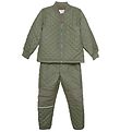 CeLaVi Termotj m. Fleece - Coated - Army