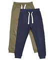 Minymo Sweatpants - 2-Pak - Dark Olive