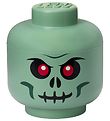 LEGO® Storage Opbevaringsboks - Stor - Hoved - 27 cm - Skelet