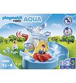 Playmobil 1.2.3 Aqua - Vandhjul Med Karrusel - 70268 - 8 Dele