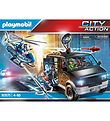 Playmobil City Action - Politihelikopter: Forflgelse Af Flugtbi