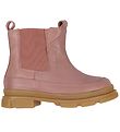 Pom Pom Støvler - Chunky Chelsea Boot - Rose