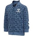 Hummel Cardigan - hmlTommy - Blue Horizon m. Print