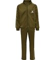 Hummel Træningssæt - hmlTrack - Dark Olive