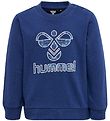Hummel Sweatshirt - hmlLime - Sargasso Sea m. Logo