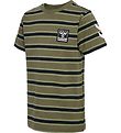 Hummel T-Shirt - hmlOhio - Kalamata m. Striber