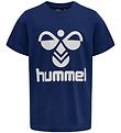 Hummel T-Shirt - hmlTres - Sodalite Blue m. Logo