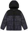 Champion Fashion Dynejakke - Sort/Grå m. Mønster