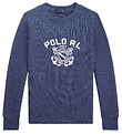 Polo Ralph Lauren Bluse - Rib - SBTS II - Navy m. Hvid