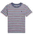 Polo Ralph Lauren T-shirt - SBTS II - Bl/Hvidstribet m. Rd