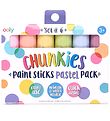 Ooly Jumbo Tuscher - Chunkies Paint Sticks - 6 stk - Pastel